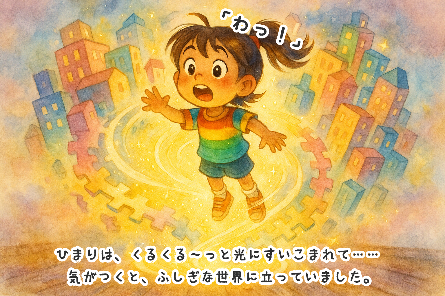 ひまちゃんの絵本の3ページ目